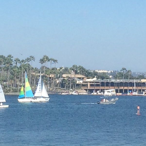Photo taken at Bahia Resort Hotel - San Diego by Celine D. on 8/9/2015