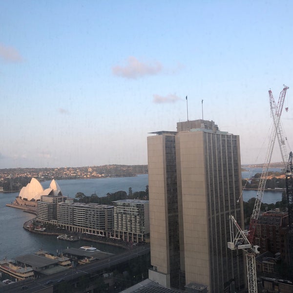 Photo taken at Sydney Harbour Marriott Hotel at Circular Quay by Mark L. on 1/13/2020