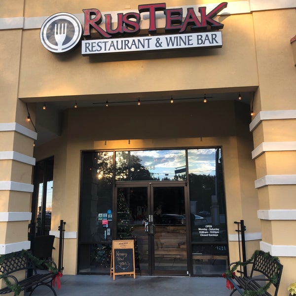 Photo taken at RusTeak Restaurant And Wine Bar by Mark L. on 12/31/2019