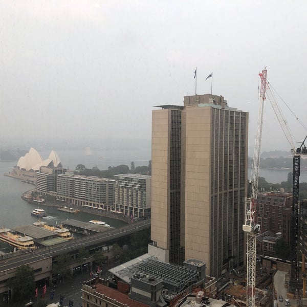 Photo taken at Sydney Harbour Marriott Hotel at Circular Quay by Mark L. on 1/8/2020