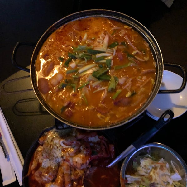 Order the Budae Jiggae. It’s a lot of food! Share it with 2-3 other people.