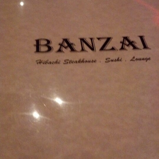 Photo taken at Banzai Hibachi Steakhouse by Vicki on 10/14/2012