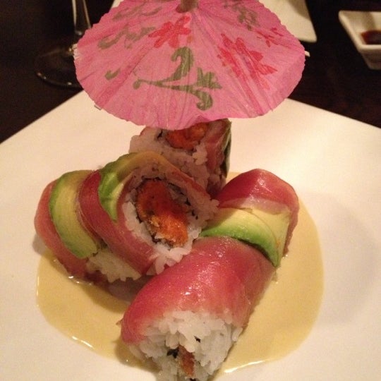 Photo taken at Sakura Japanese Sushi &amp; Grill by Sarah Jane S. on 11/16/2012