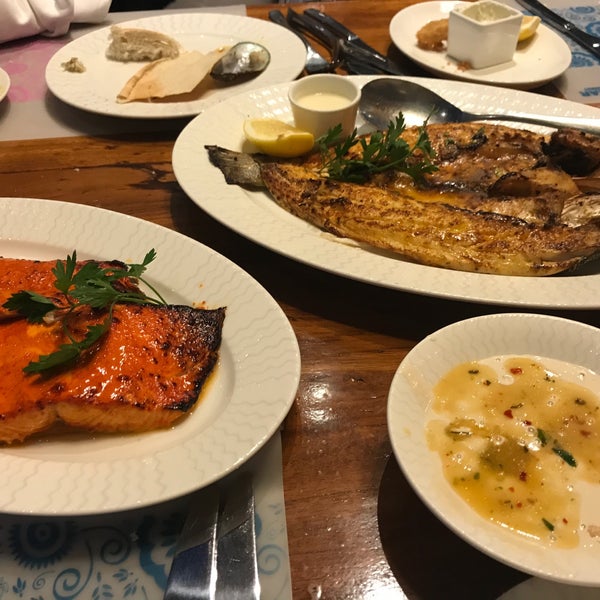 Photo taken at L&#39;wzaar Seafood Market by Meshal A. on 7/23/2019