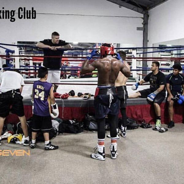Photo taken at Warzone Boxing Club by aL F. on 6/16/2016