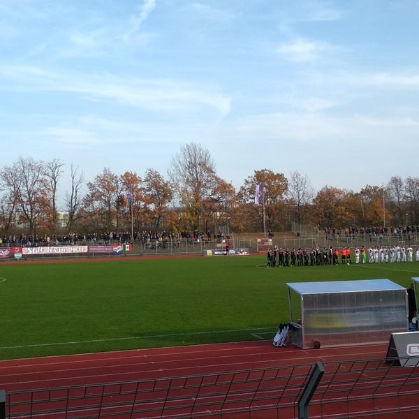 Photo taken at Mommsenstadion by St. M. on 11/10/2018