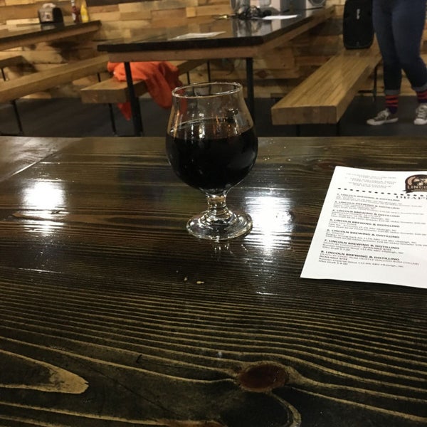 Photo taken at Lincoln Brewing Co. by Ben C. on 10/13/2017