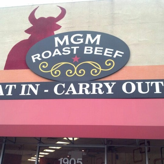 Photo taken at MGM Roast Beef by Alex T. on 12/10/2012