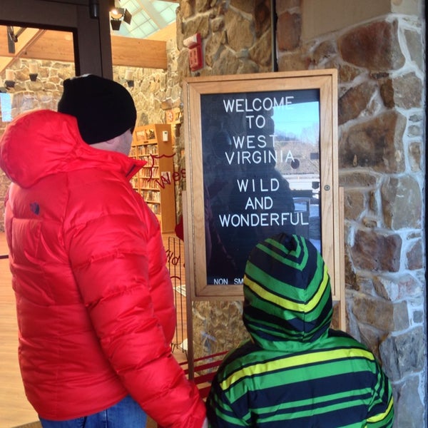 Photo taken at West Virginia Tourist Information Center by Marcos G. on 1/7/2014