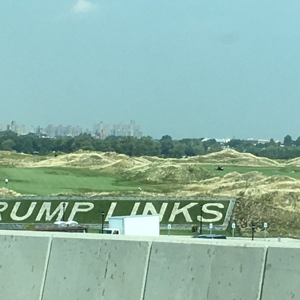 Photo taken at Trump Golf Links at Ferry Point by Will P. on 9/5/2017
