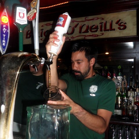 Photo taken at Brian O&#39;Neill&#39;s Irish Pub by Monica B. on 8/25/2011