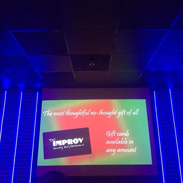 Photo taken at DC Improv Comedy Club by Derek F. on 3/4/2018