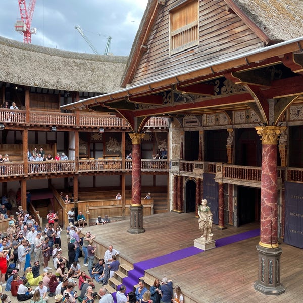 Photo taken at Shakespeare&#39;s Globe Theatre by Rich C. on 8/20/2022