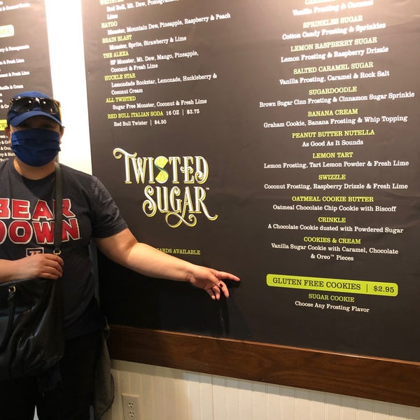 Twisted online sugar menu