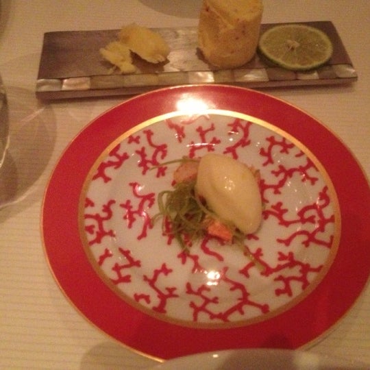 Photo taken at Reflets par Pierre Gagnaire by Hungry K. on 3/10/2013