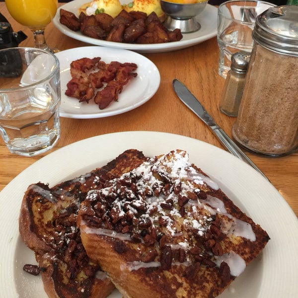 Try the cinnamon French toast ! It's soo good