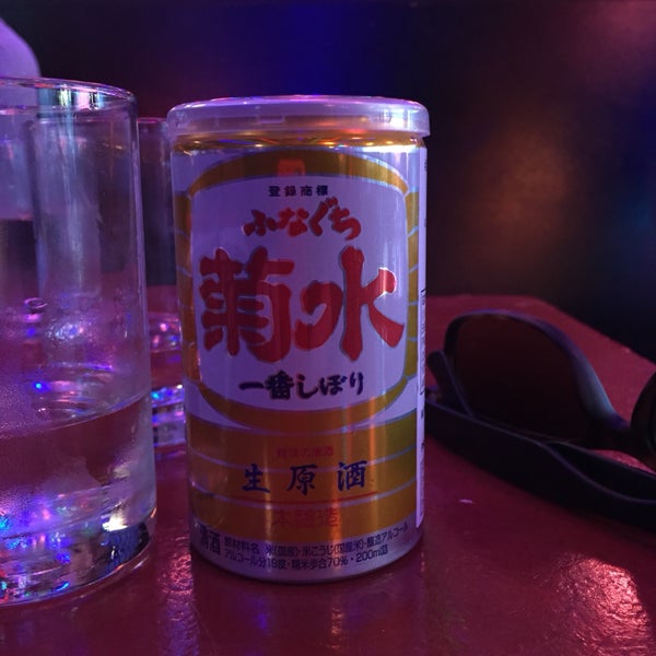 This place is a shining golden light from heaven. And they have saki in a can.