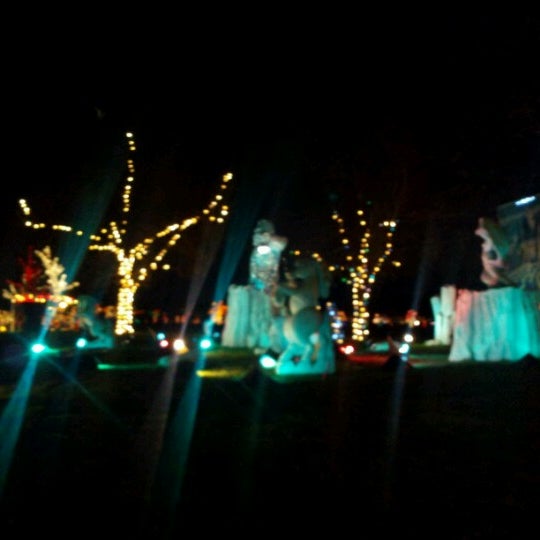 Photo taken at Austin Trail of Lights by Sean R. on 12/24/2012