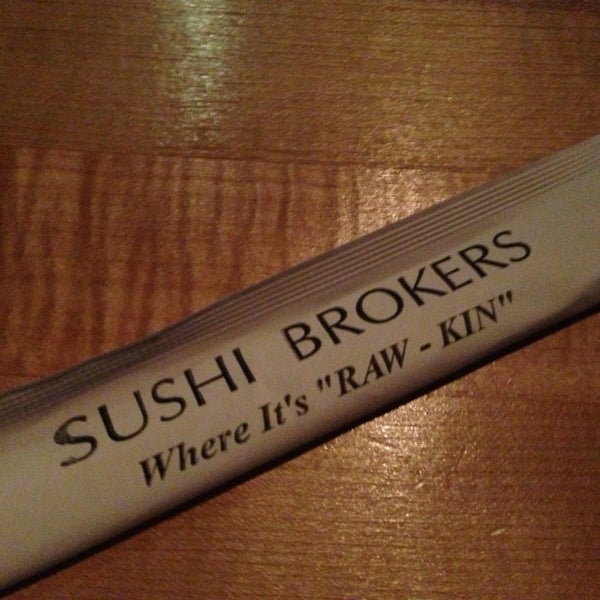 Снимок сделан в Sushi Brokers пользователем PreFABsd.com .. 12/31/2012