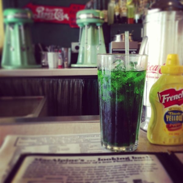 Photo taken at MacAlpine&#39;s Diner and Soda Fountain by Danielle M. on 7/21/2013