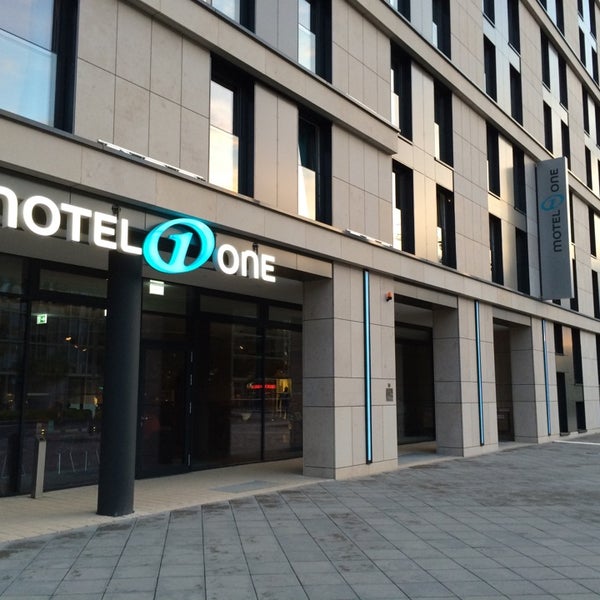 Photo taken at Motel One Frankfurt Messe by جمعان ا. on 5/12/2014