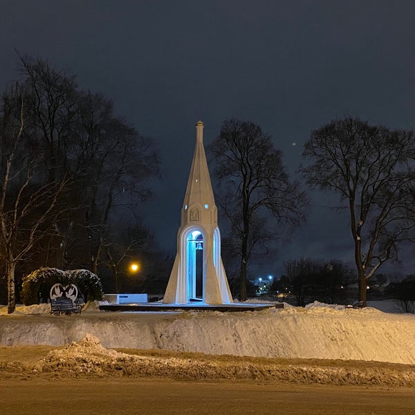 Часовня Казанской Богоматери Ярославль ночью