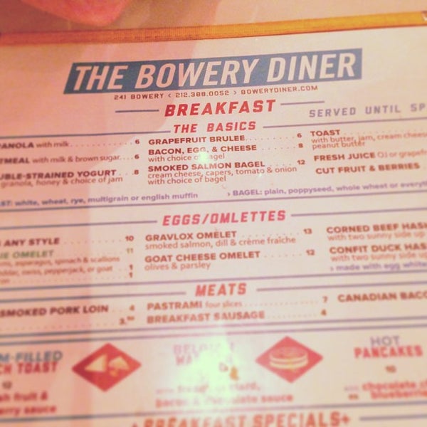 Foto scattata a The Bowery Diner da Kees P. il 4/19/2013