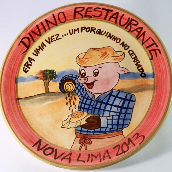 Prato Boa Lembrança 2013 - diVino Restaurante - “Era uma vez... Um Porquinho no Cerrado”, prato criado pelo chef Fábio Pontes, que valoriza ingredientes típicos de Minas Gerais.