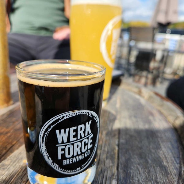 Photo taken at Werk Force Brewing Co. by Neal H. on 10/16/2022