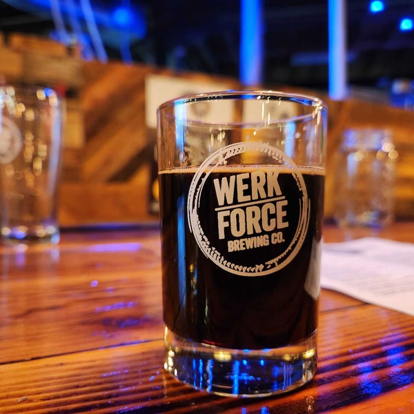 Photo taken at Werk Force Brewing Co. by Neal H. on 1/21/2023