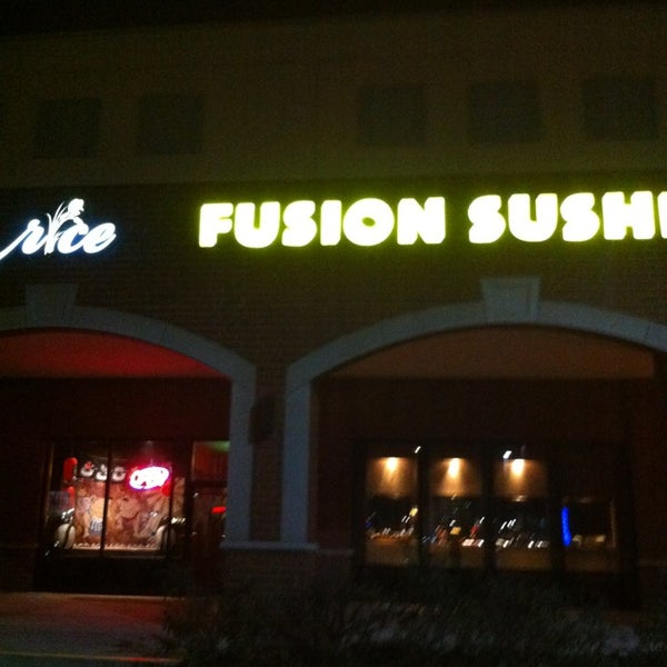 Photo taken at Rice Fushion Sushi by April M W. on 12/20/2012
