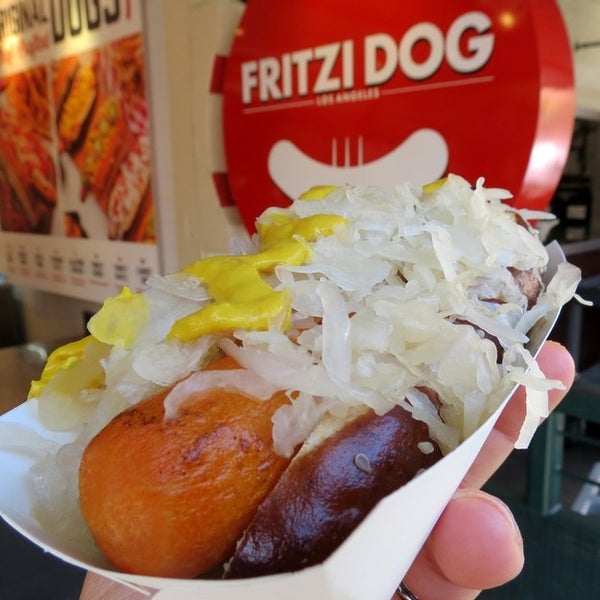Rather than go the typical faux meat route, Fritzi Dog has an entire veggie menu centered around its amazing carrot dog! If we were ever tempted for seconds it was with this veggie dog.