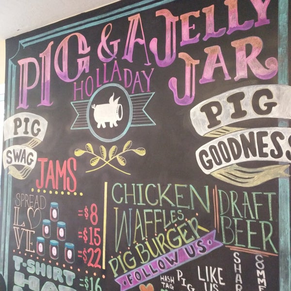 Photo taken at Pig &amp; A Jelly Jar Holladay by Jacob B. on 1/6/2018