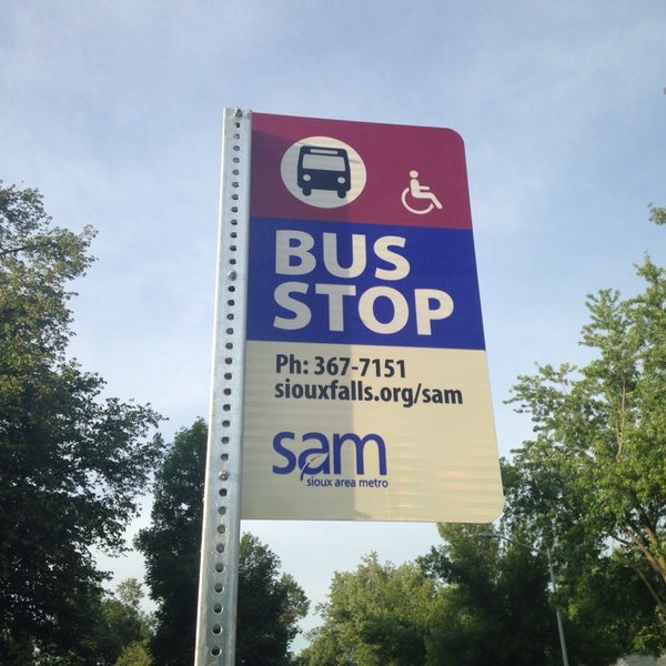 SAM Route 2 - Grange and 26th Stop, 1800 S Grange Ave, Sioux Falls, SD, sam...