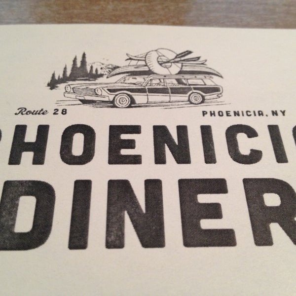 Photo taken at Phoenicia Diner by Brad G. on 4/14/2013