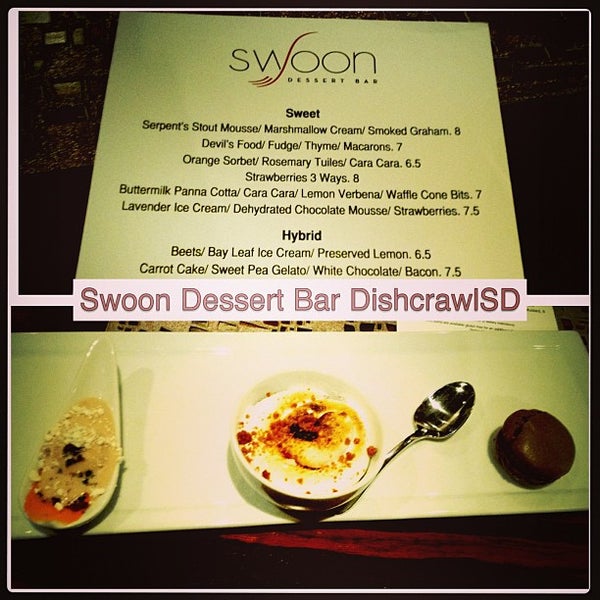 5/8/2013 tarihinde Jennifer B.ziyaretçi tarafından Swoon Dessert Bar'de çekilen fotoğraf