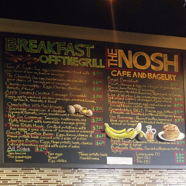 Photo taken at The Nosh Cafe and Bagelry by Jenna O. on 3/11/2015