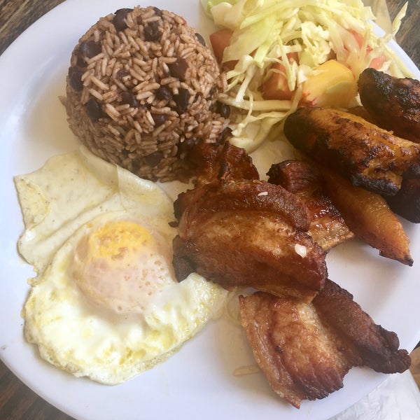 Everything on their menu is delicious. My brunch fave is the El Campesino - fried cured pork belly.