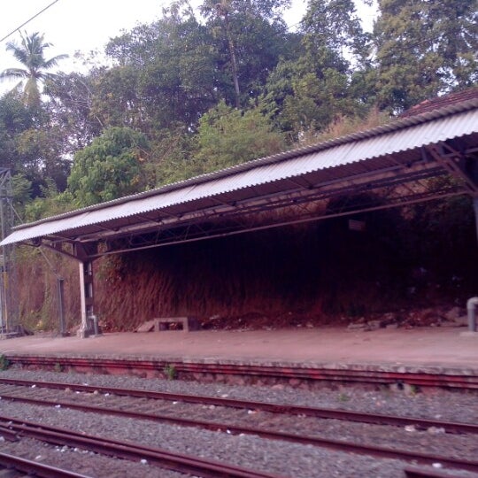 Photo taken at Sasthamkotta Railway Station by Mohamed I. on 1/11/2013