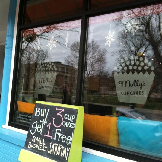 Photo taken at Molly&#39;s Cupcakes by Macy K. on 11/24/2012