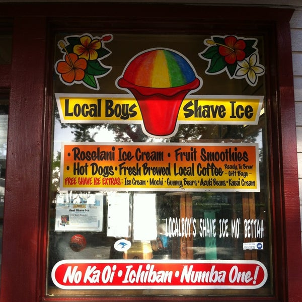 Photo taken at Local Boys Shave Ice by Andrea T. on 1/8/2013