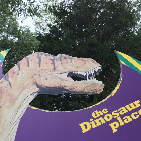 Photo taken at The Dinosaur Place at Nature&#39;s Art Village by Jason K. on 9/3/2016