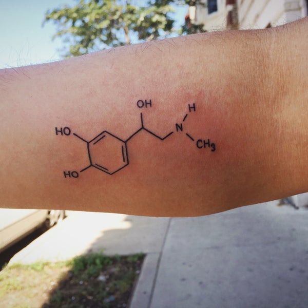 Sleeve Tattoo Adrenaline Chemistry Molecule  Watercolor Transparent PNG
