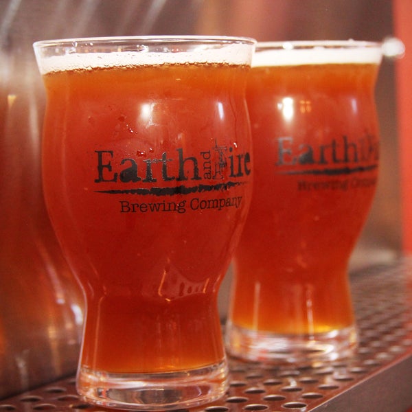 Photo taken at Earth and Fire Brewing Company by Earth and Fire Brewing Company on 7/30/2016