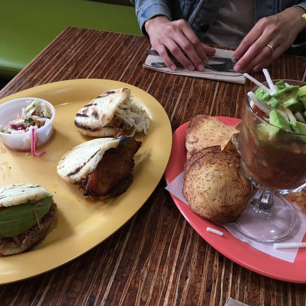Photo taken at Pica Pica Arepa Kitchen by Yui on 7/25/2018