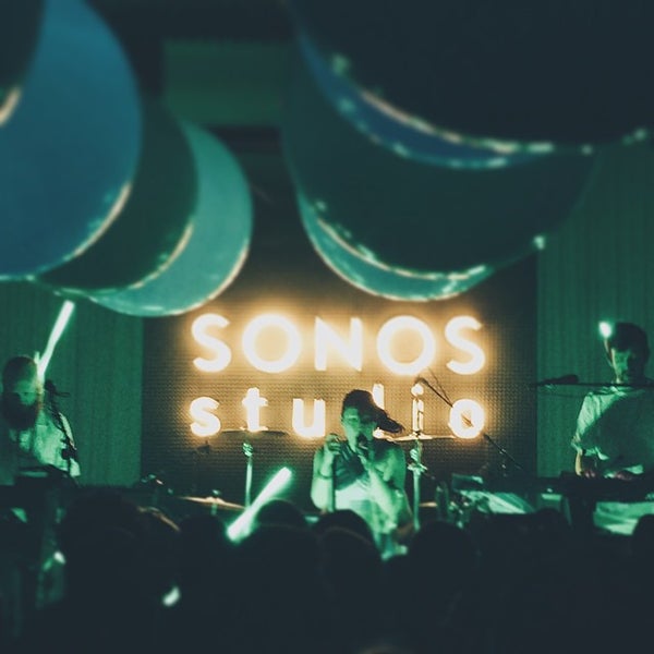 Photo taken at Sonos Studio by Jesse F. on 8/26/2014