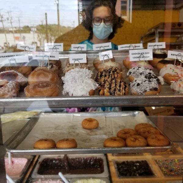 Photo taken at Peace, Love &amp; Little Donuts by Joey R. on 10/10/2020