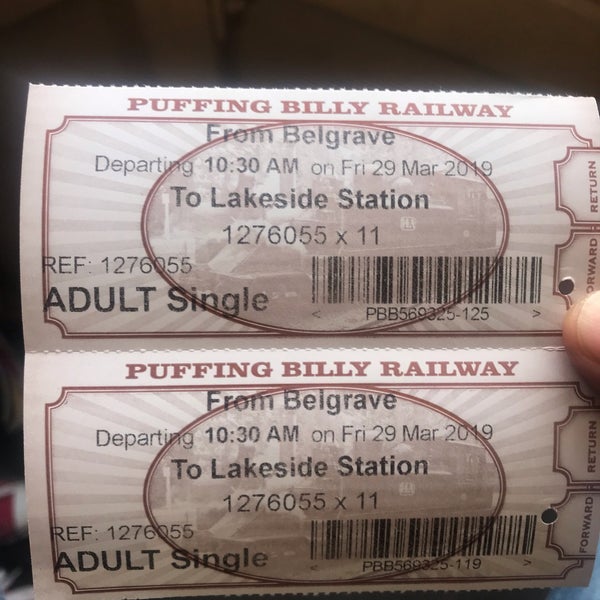 Photo taken at Belgrave Station - Puffing Billy Railway by Ezam 蕉. on 3/28/2019