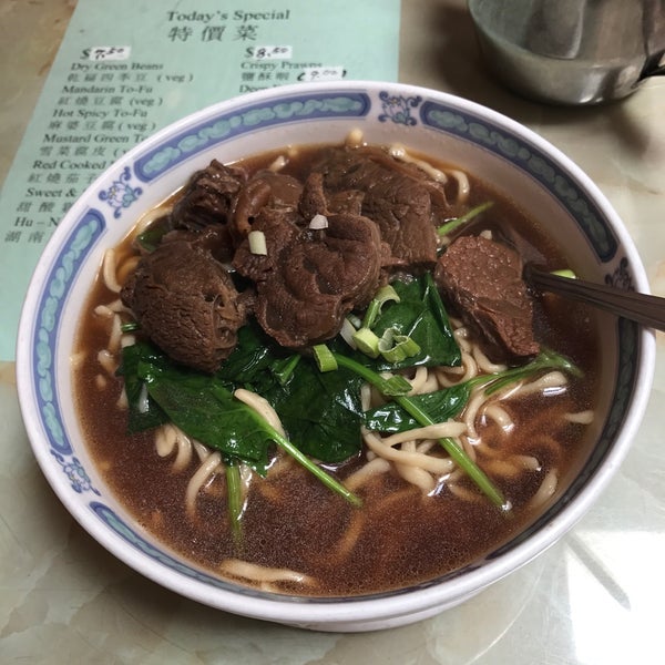 I'm not sure which item on the menu actually corresponds to "beef noodle soup" but they'll serve you that if you ask for it and it'll be delicious.