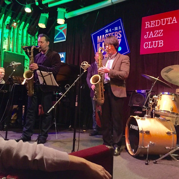 Photo taken at Reduta Jazz Club by Konstantin K. on 5/10/2015